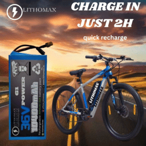 Lithomax G1 power 36volt 10Ah lithium-ion battery